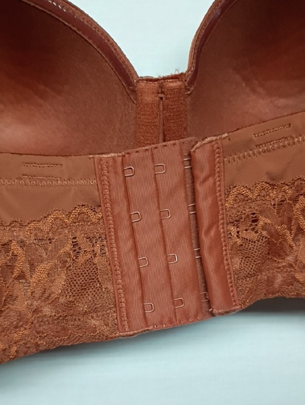 torrid Lace-Trim Strapless pushup Bra Toffee Color - Picture 7 of 8